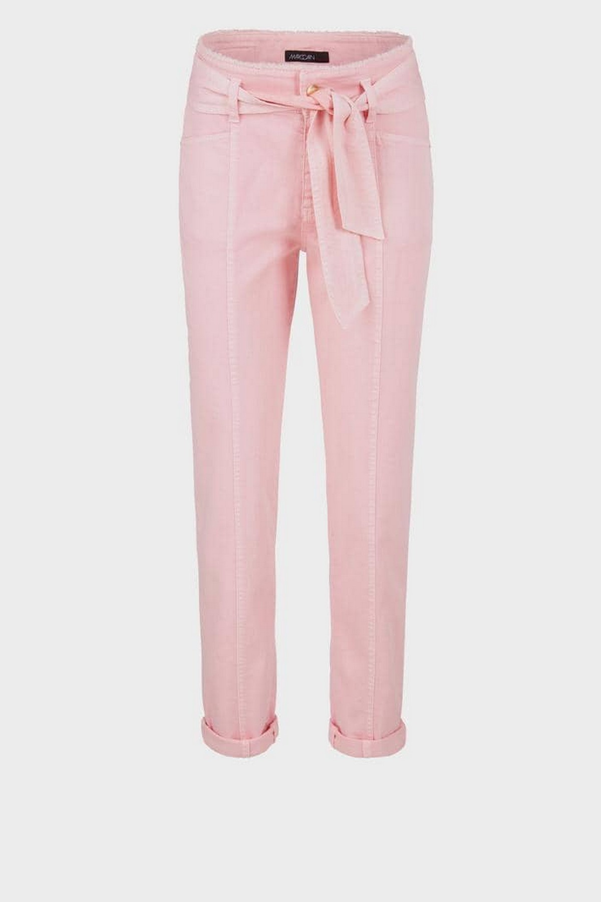 Broek jeans strikceintuur in de kleur roze van het merk Marc Cain