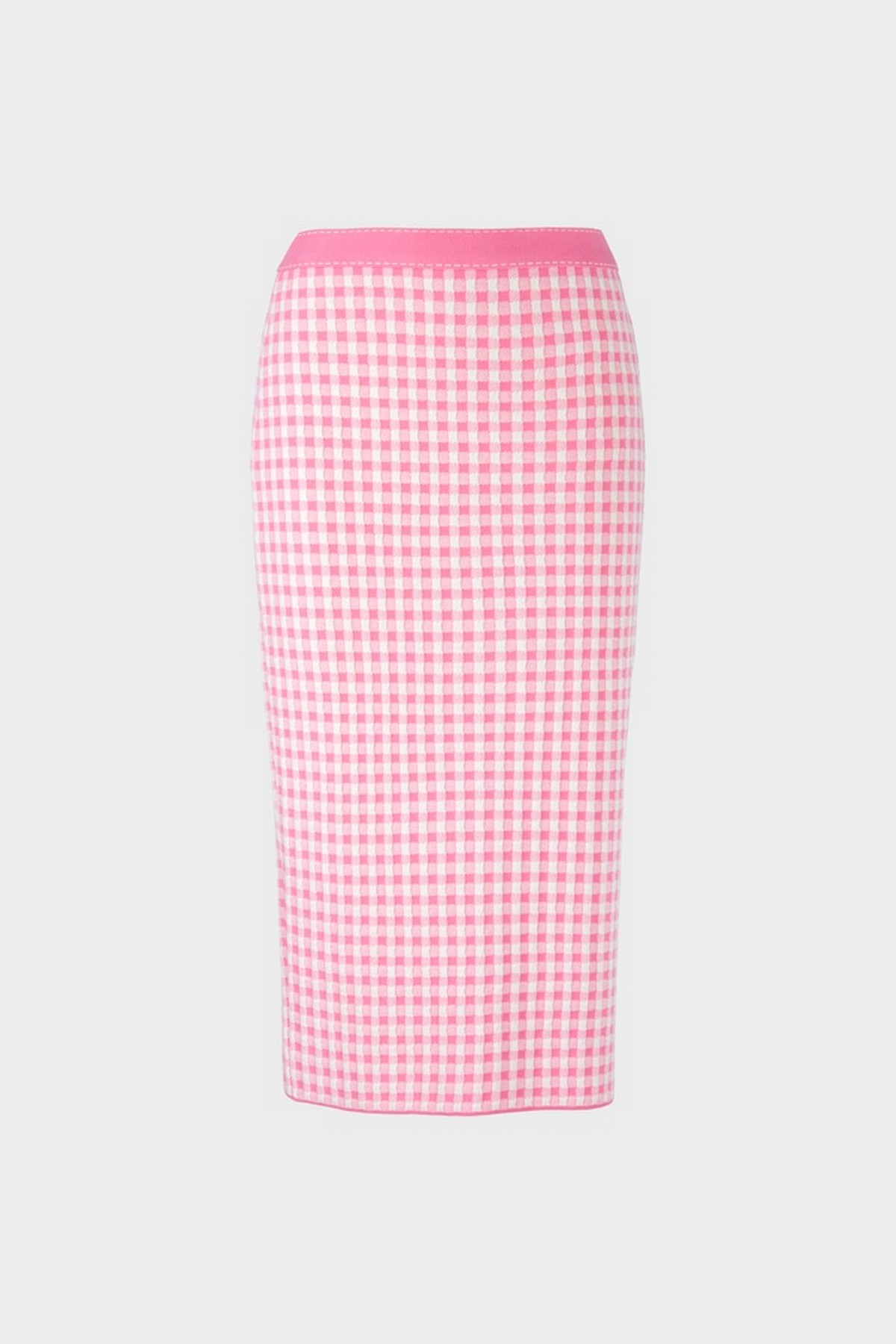 Rok vichy elastisch in de kleur wit roze van het merk Marc Cain Collections
