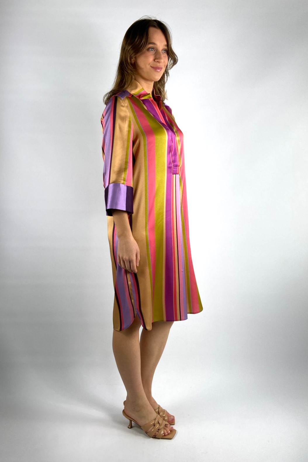 Dea kudibal - 1490124 Kamilles - Hemdkleed zijdestretch multicolor