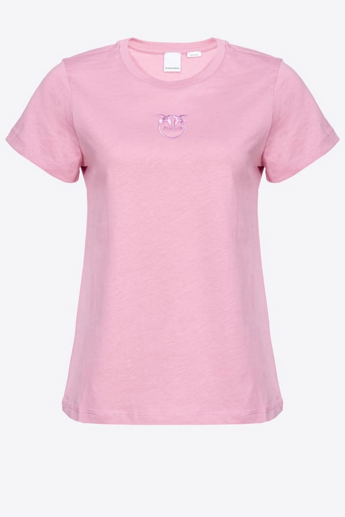 T-shirt Pinko logo in de kleur roze van het merk Pinko