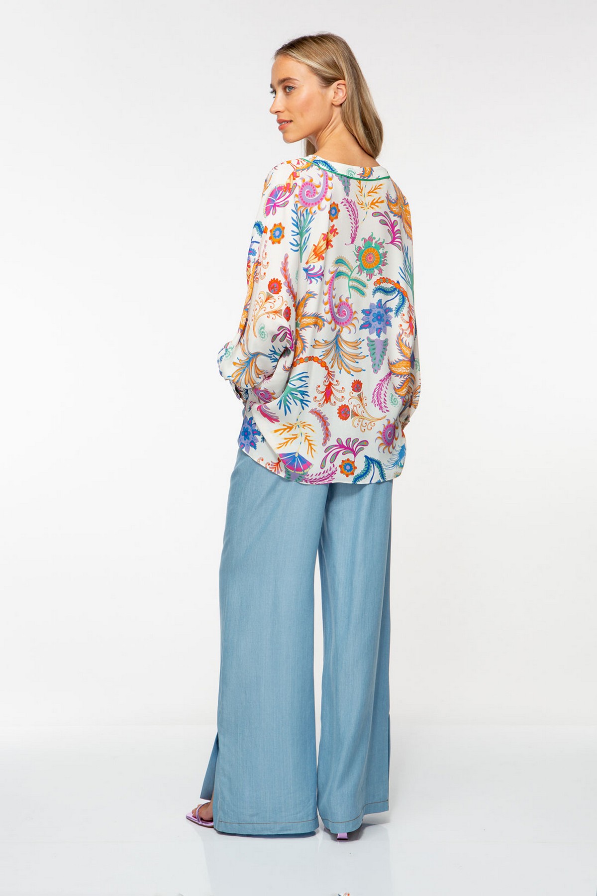 Ivi Collection - Seastar Tunic - Bloes V print multicolor