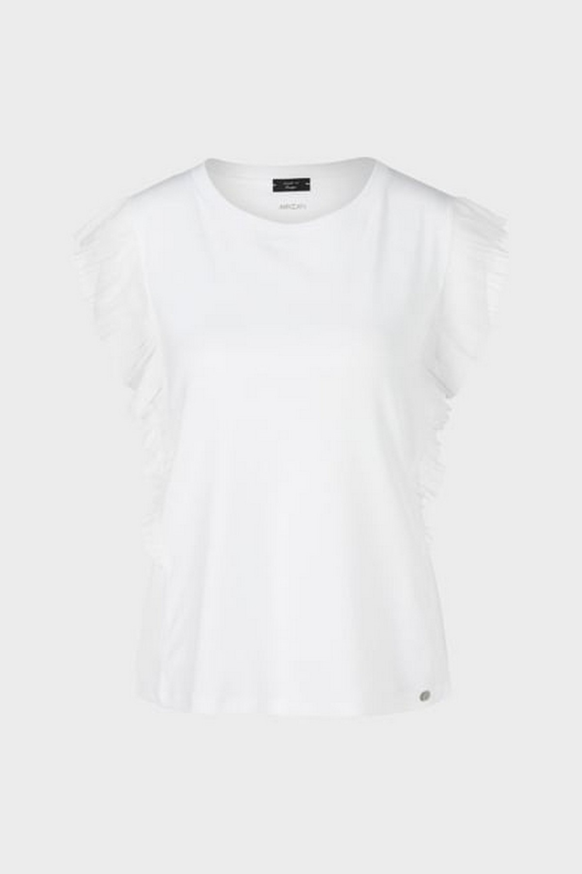 T-shirt  volants in de kleur wit van het merk Marc Cain Collections